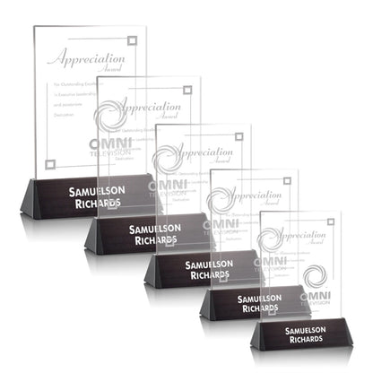Sierra Rectangle Award - Black