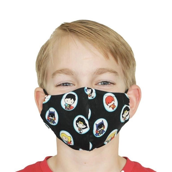 Kids  w/ Full Color Imprint Cotton Safety Face Masks