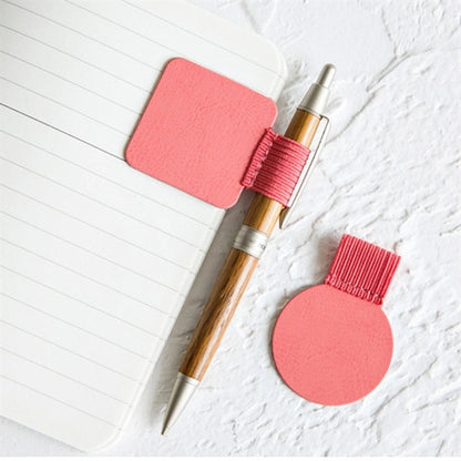 Leather Holder Pen Clips for Notebooks Journals
