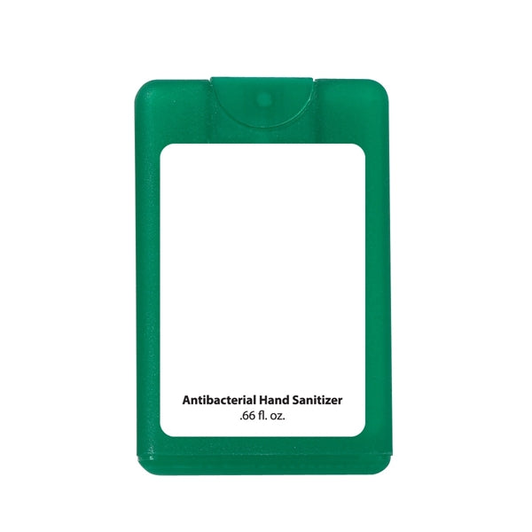 Handy 0.66 ounce squared sanitizer