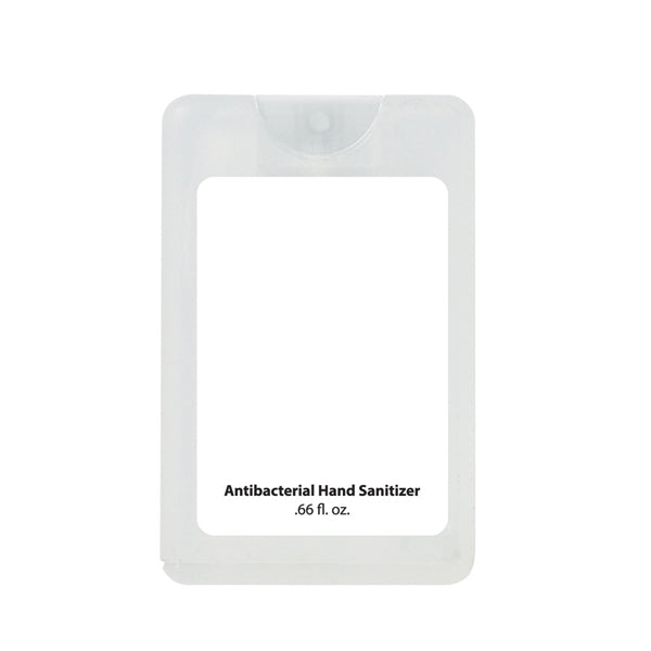 Handy 0.66 ounce squared sanitizer