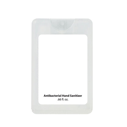 Handy 0.66 ounce squared sanitizer