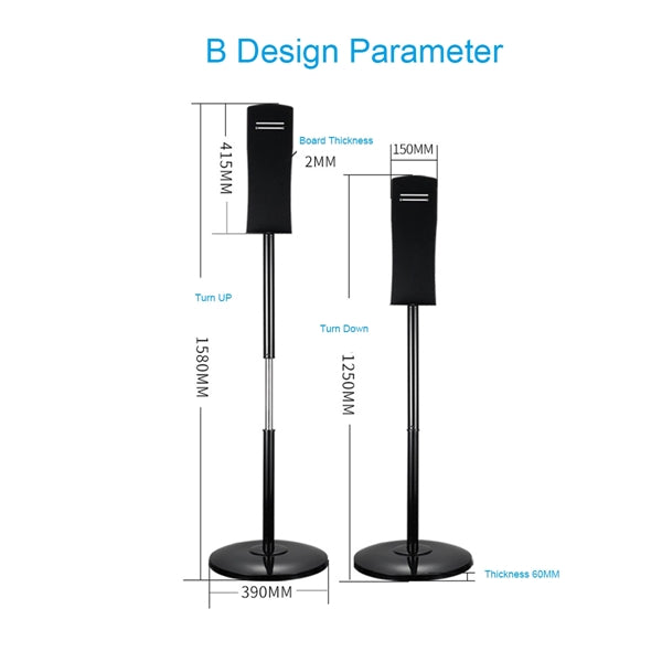 Sanitizer Dispenser Floor Stand Station
