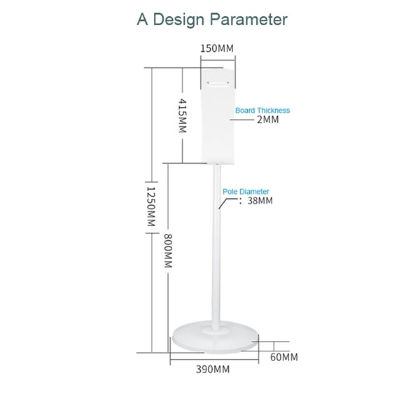 Sanitizer Dispenser Floor Stand Station