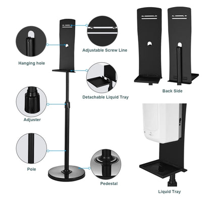 Sanitizer Dispenser Floor Stand Station