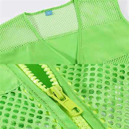2 Pocket Mesh Volumteer Supermarket Vest