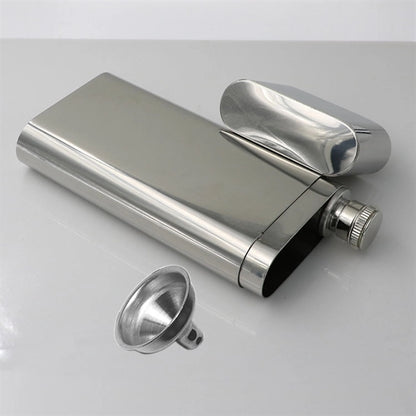 Hip Flask with Cigar Case