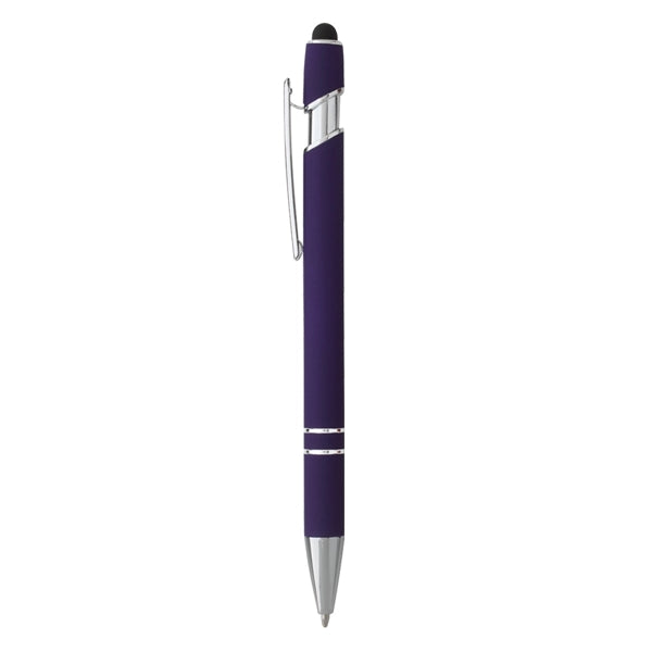 Rubberized Aluminum Stylus Pen
