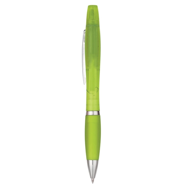 Twist-Action Pen and Highlighter
