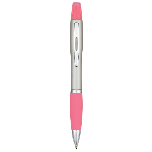 Twist-Action Pen and Highlighter