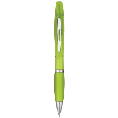 Twist-Action Pen and Highlighter