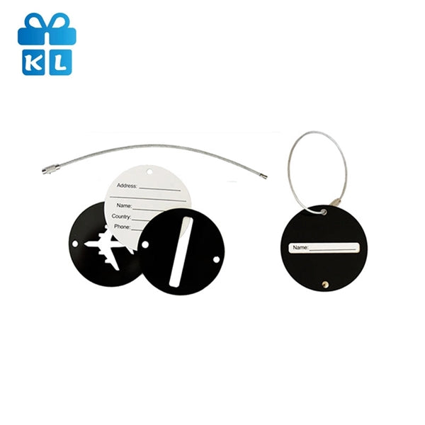 Round Luggage Travel Tags