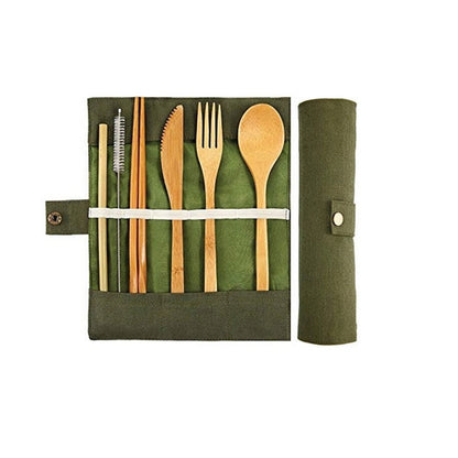 Bamboo Utensils Set
