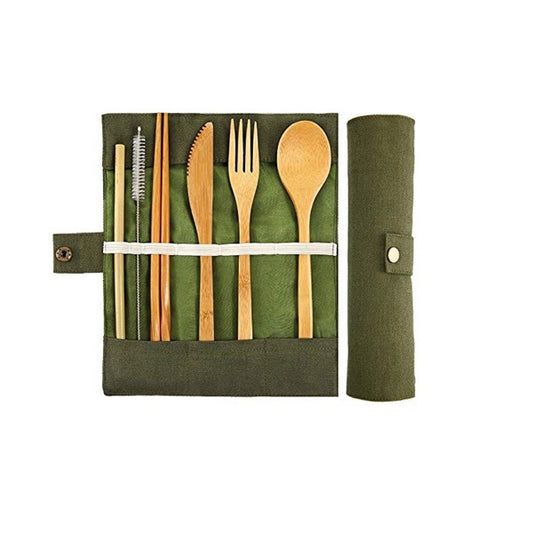 Bamboo Utensils Set