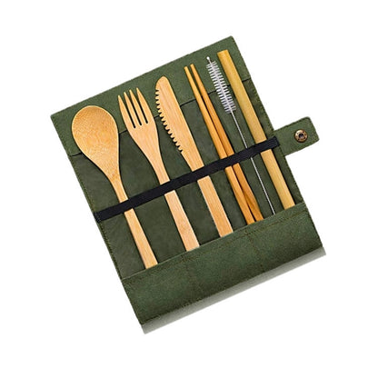 Bamboo Utensils Set