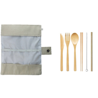 Bamboo Utensils Set