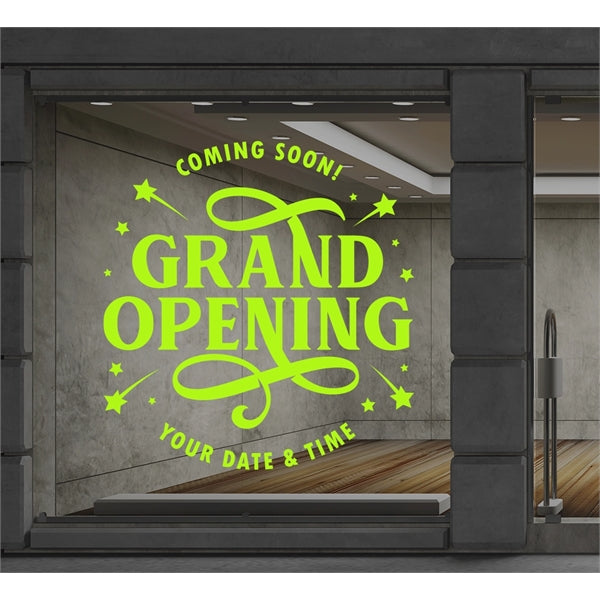 Front Adhesive Frosted Lettering  (12" x 12")