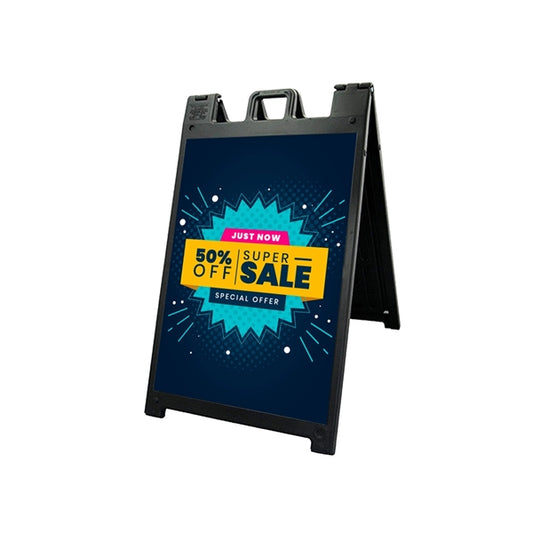 Signicade Sidewalk sign Package (1 Printed Panel)