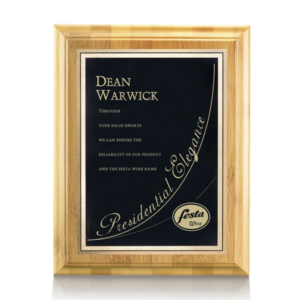 Bamboo/Ashbury Plaque