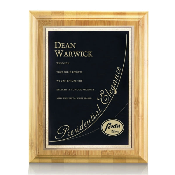 Bamboo/Ashbury Plaque