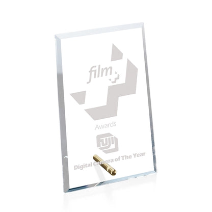 Windsor Rectangle Vertical Award - Gold