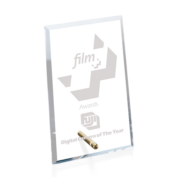 Windsor Rectangle Vertical Award - Gold