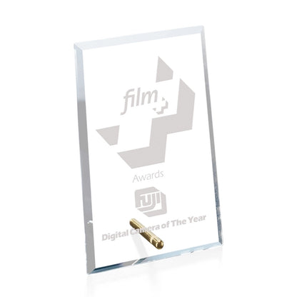 Windsor Rectangle Vertical Award - Gold