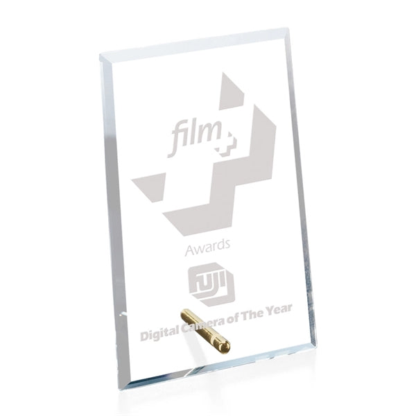 Windsor Rectangle Vertical Award - Gold