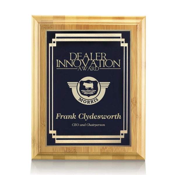 Bamboo/Marquis Plaque