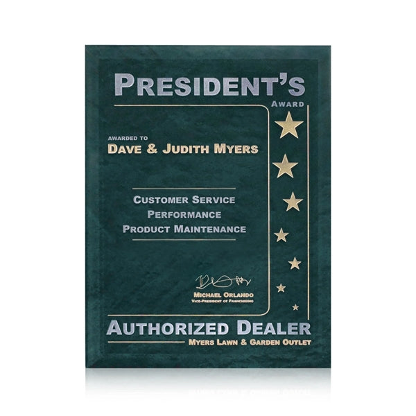 Dunsmore Plaque - Green