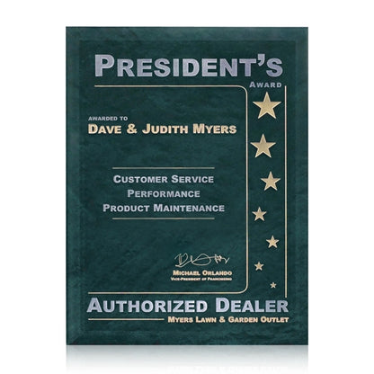 Dunsmore Plaque - Green