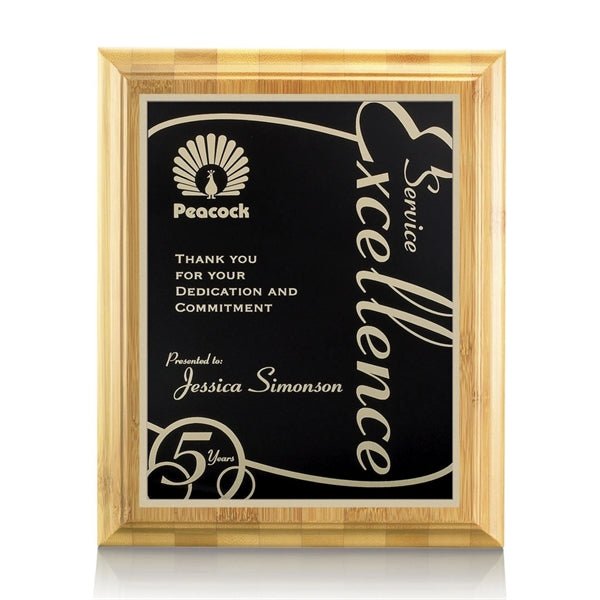 Bamboo/Marietta Plaque - Black