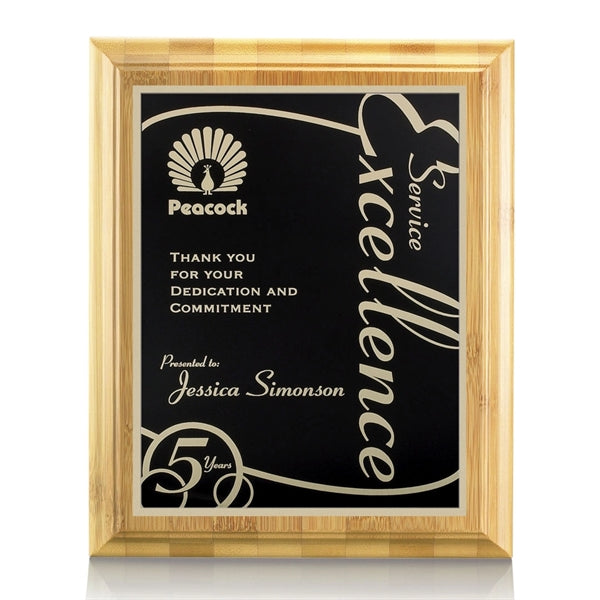 Bamboo/Marietta Plaque - Black