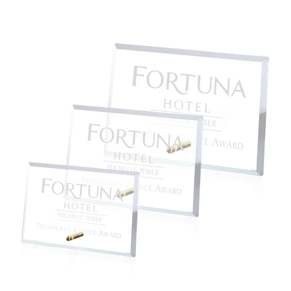 Windsor Rectangle Horizontal Award - Gold