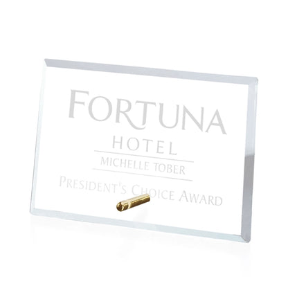 Windsor Rectangle Horizontal Award - Gold