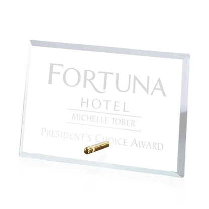 Windsor Rectangle Horizontal Award - Gold