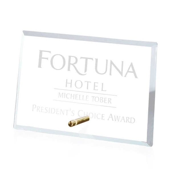 Windsor Rectangle Horizontal Award - Gold