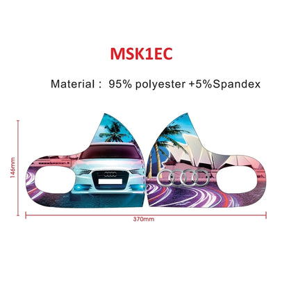 Safety Face Mask w/ Full Color Imprint