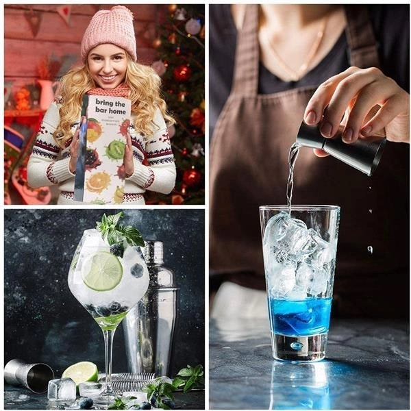5 Set Stainless Steel Cocktail Shaker