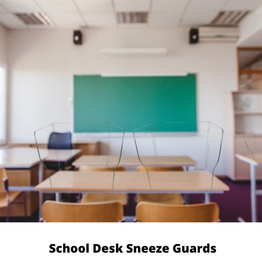 School Desk Sneeze Guard