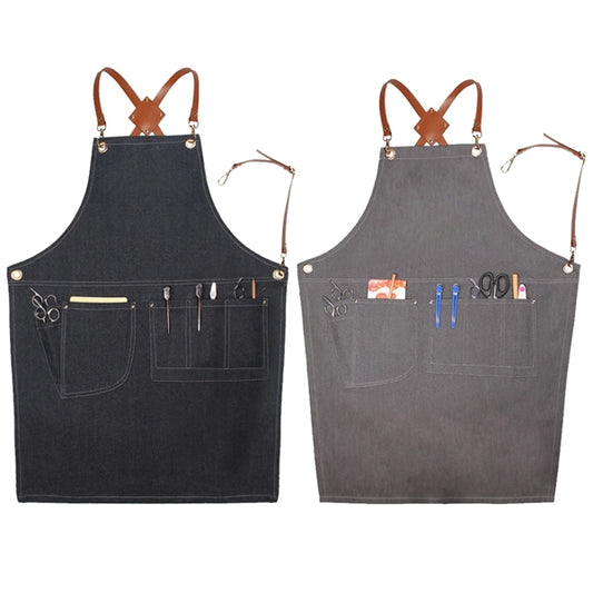 Demin Barber Apron