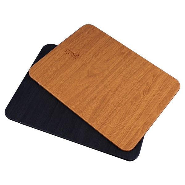 Woodgrain Wireless Charging Mouse Pad