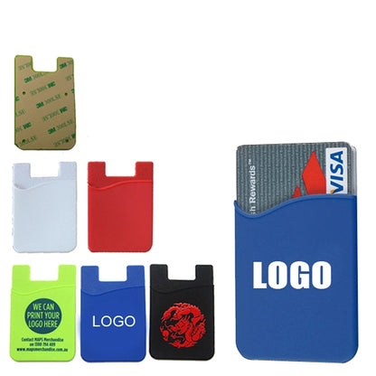 Cell Phone Silicone Wallet