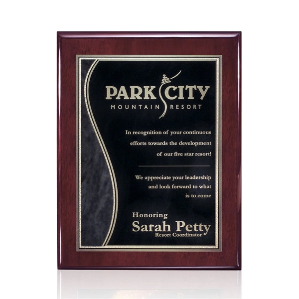Oakleigh/Nobleton Plaque - Rosewood Finish