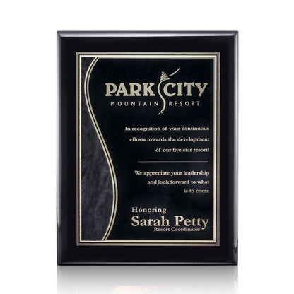 Oakleigh/Nobleton Plaque - Black Finish