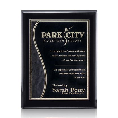 Oakleigh/Nobleton Plaque - Black Finish