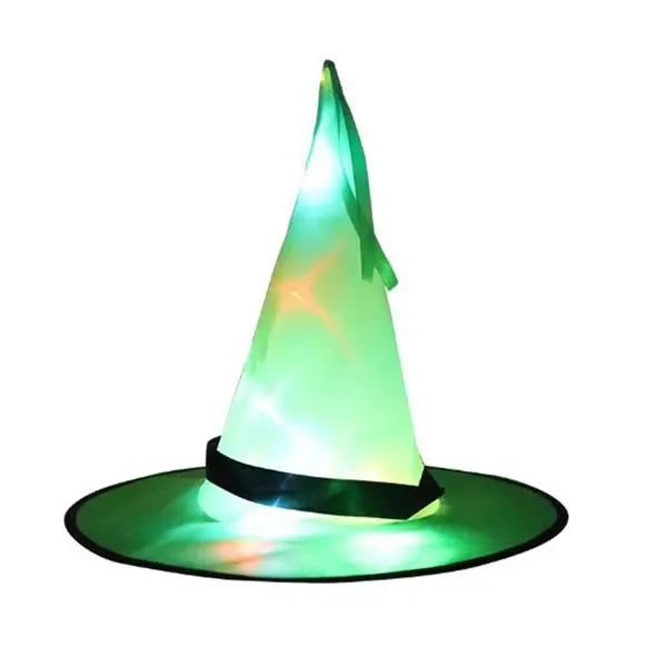 Halloween Witch Hat With Led Lights