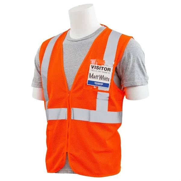 Class 2 Mesh Economy With ID Badge Pocket