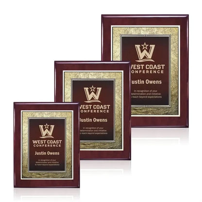 Oakleigh/Tamara Plaque - Rosewood/Burgundy