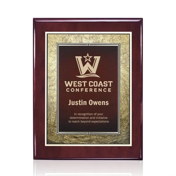 Oakleigh/Tamara Plaque - Rosewood/Burgundy